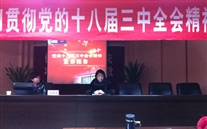 suncitygroup集团党委派员参加学习贯彻党的十八届三中全会宣讲报告会