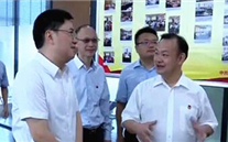 铜梁区委书记唐小平一行到铜梁公司视察调研 “党建带团建，，，，，，，团建促党建”工作